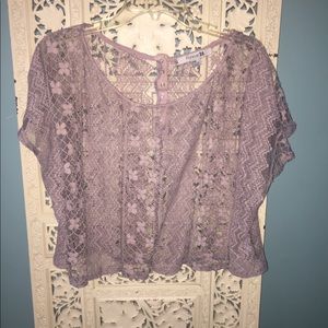 Light purple lace top