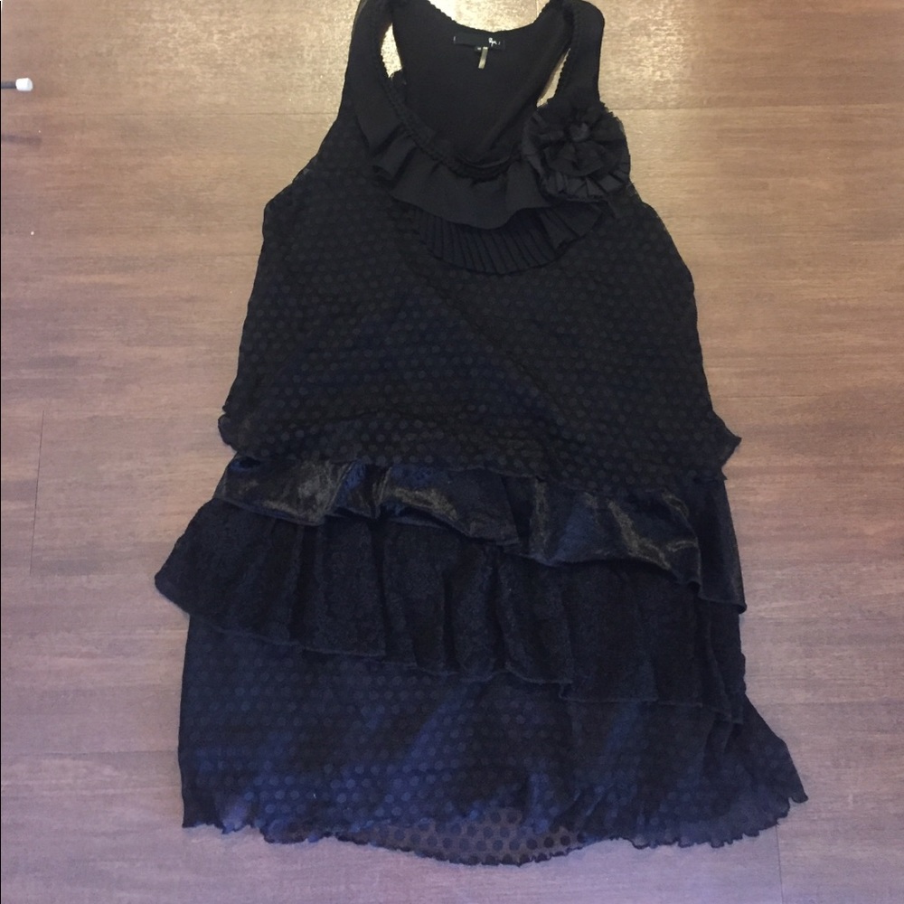 Black cocktail dress
