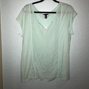 short sleeved breezy top