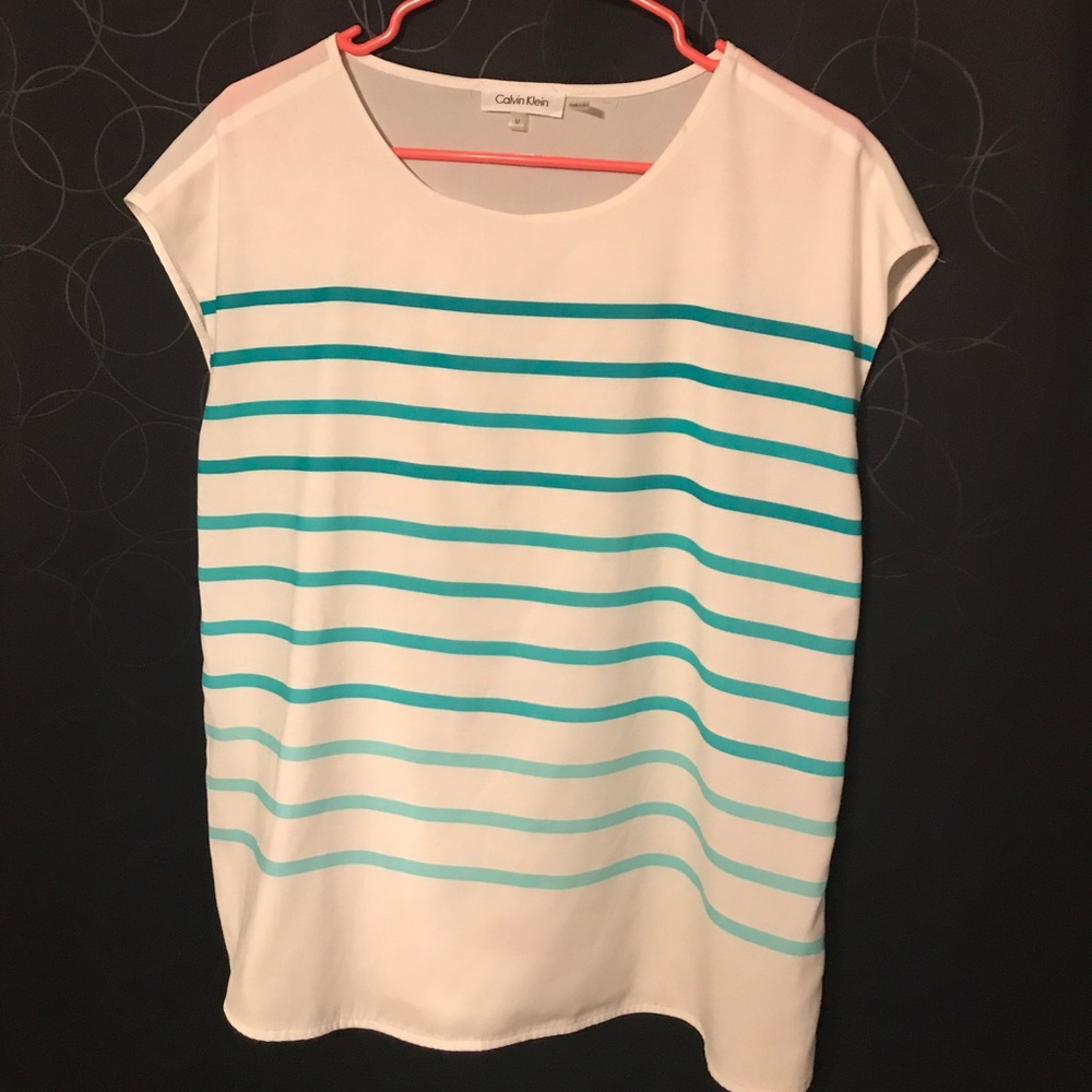 Calvin Klein Striped Blouse