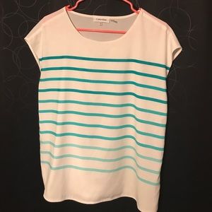 Calvin Klein Striped Blouse