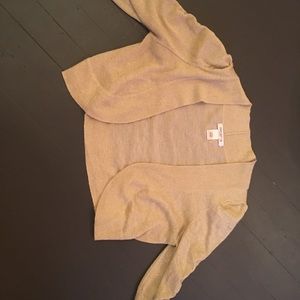 Gold Sparkly Bolero Cardigan