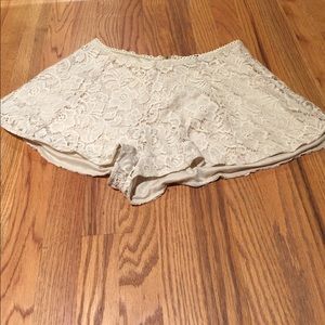 Nasty gal lace shorts