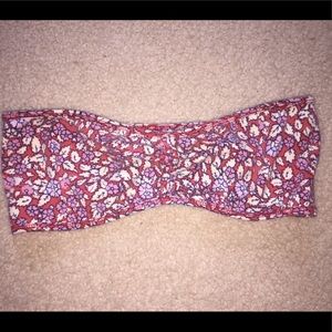 AMERICAN EAGLE floral bandeau