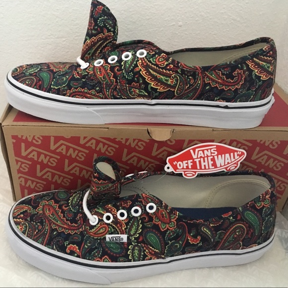 Vans Other - vans authentic(paisley)bison/true white