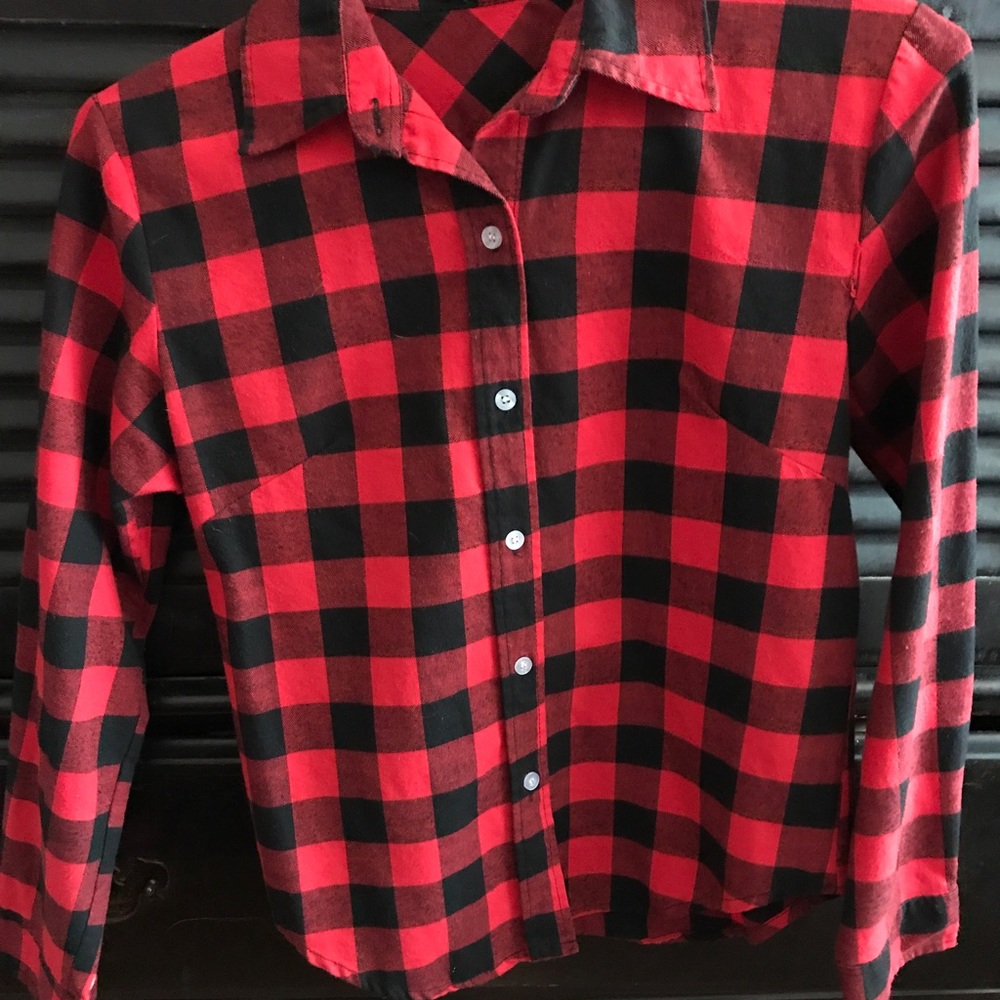 Plaid button down !