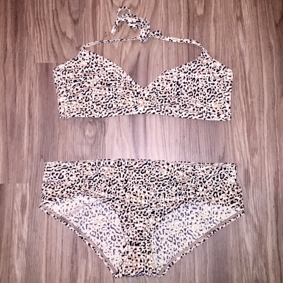 GAP Other - Gap Leopard Swim Suit Bikini