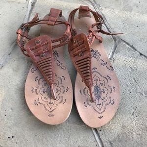 Brown sandals