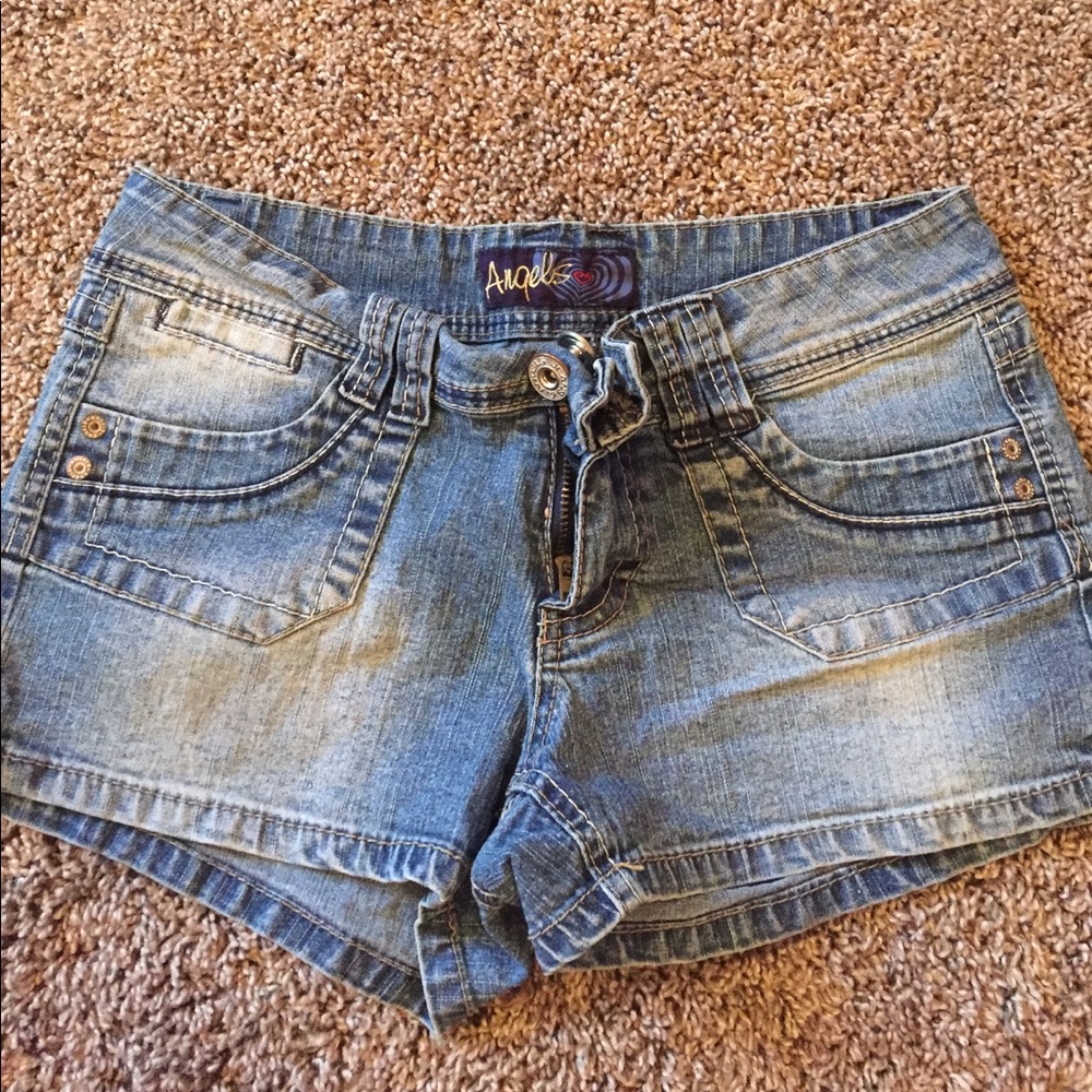 Angels Blue Jean Shorts