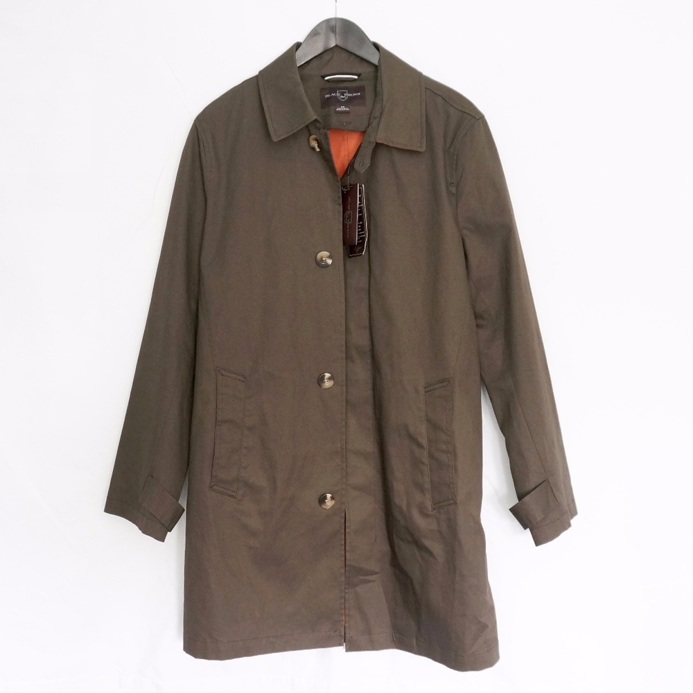 Black Brown 1826 Olive-toned Trench