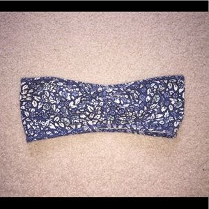 AMERICAN EAGLE floral bandeau