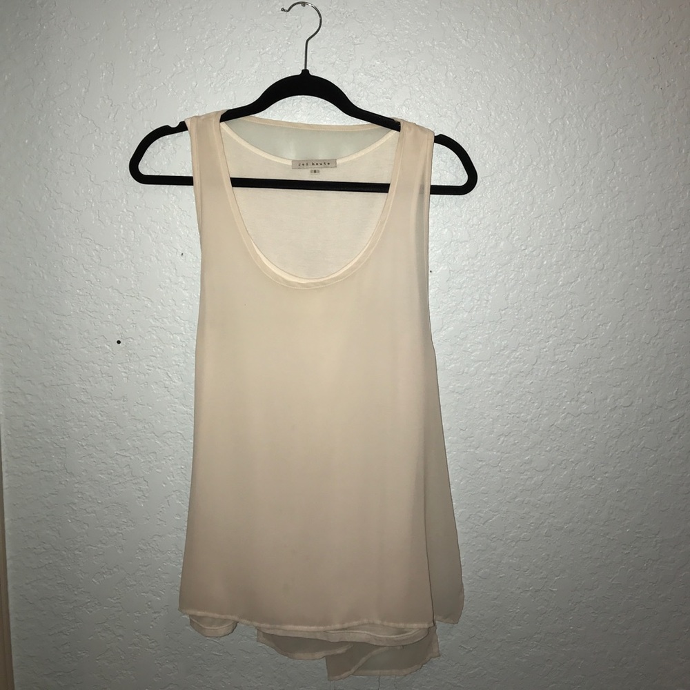 white boutique tank