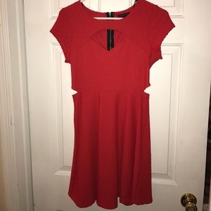 Material Girl red dress. Size medium.