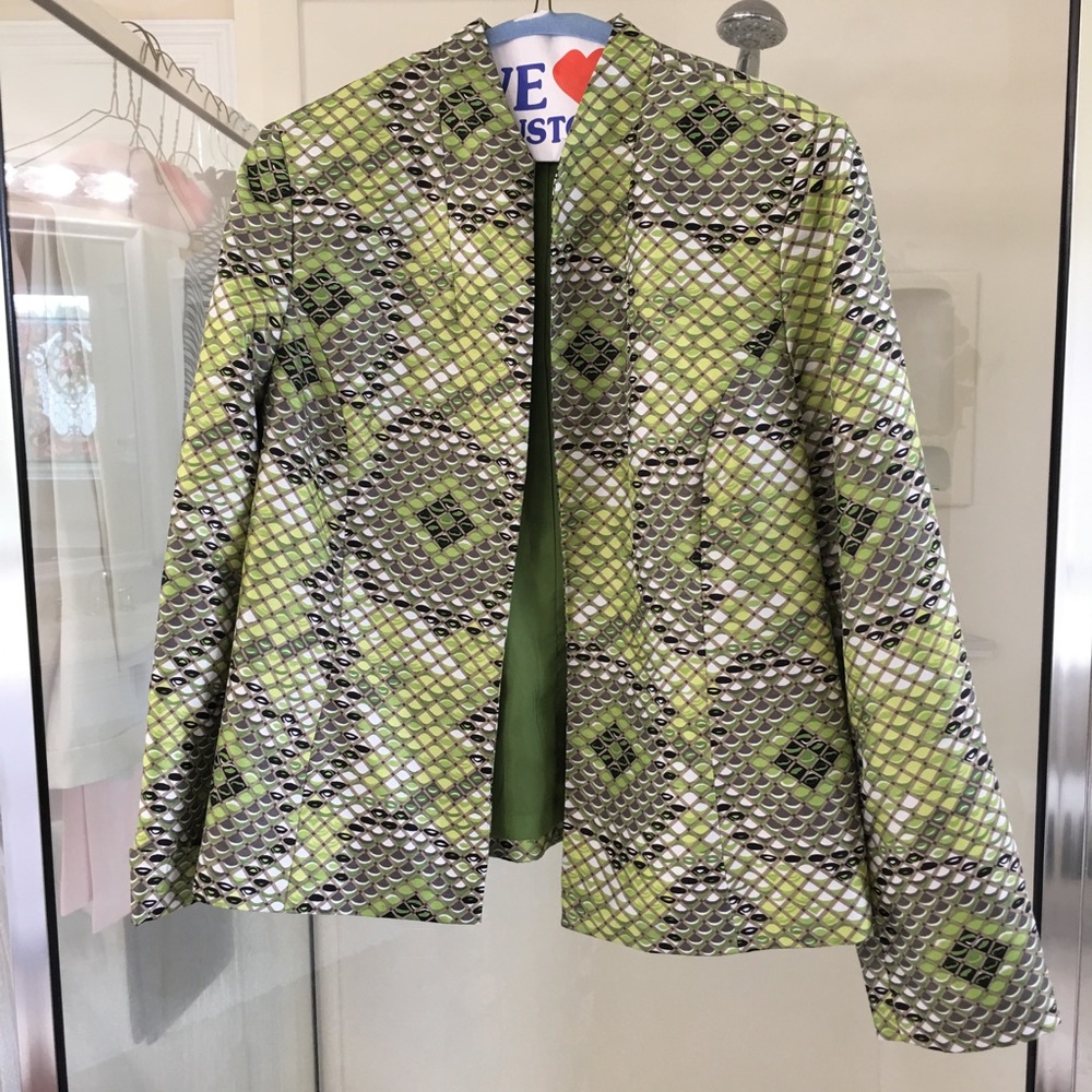 2-piece jacket and slacks!