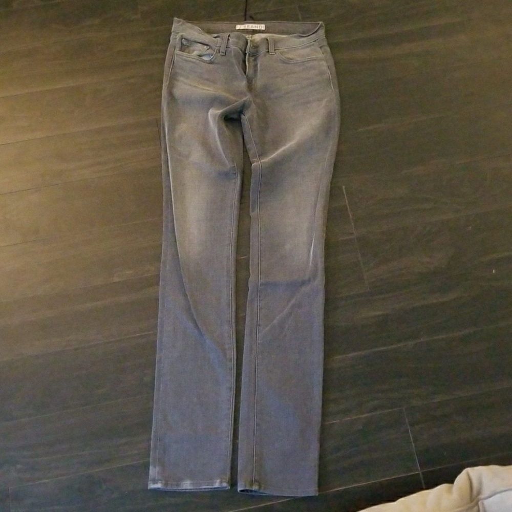 J BRAND gray pencil leg jeans