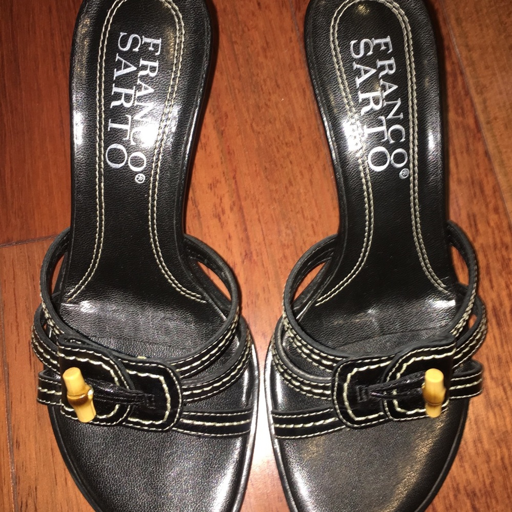 Black Franco Sarto heels - 5M (EUC)
