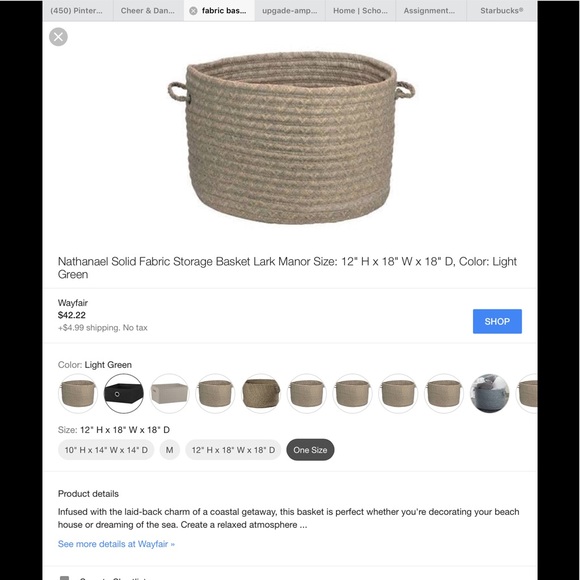 Handcrafted Storage Basket - Picture 4 of 4