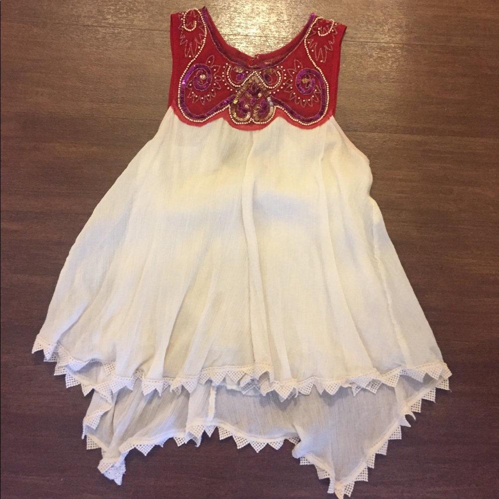 Free people beaded detail blouse