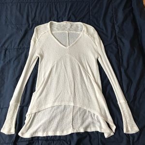 Altar'D State long-sleeve cream sweater-shirt