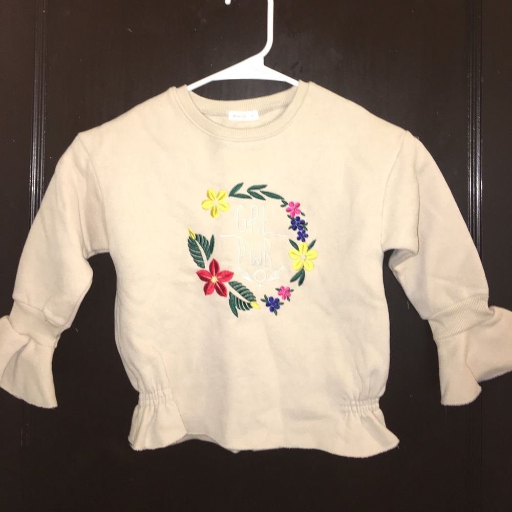 Children's girl power fall sweatshirt