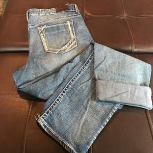 Maurices Boyfriend Denim Capri