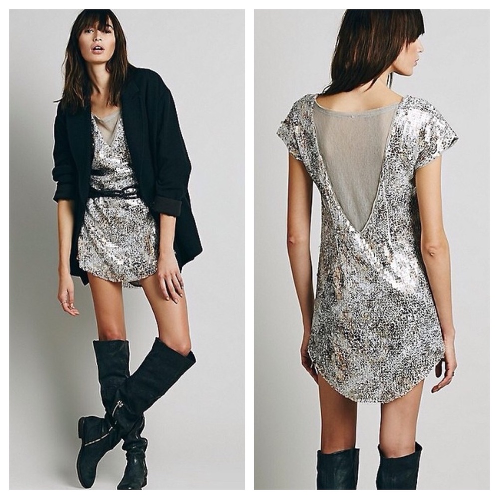 FP dreamer shattered glass dress XS-S