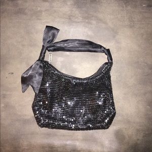 Black Sequin Purse