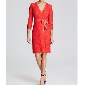 NWOT Diane von Furstenberg Juliana 3/4 Wrap Dress