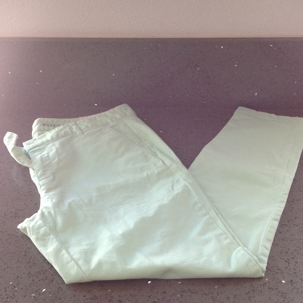 Green khakis women GAP pants