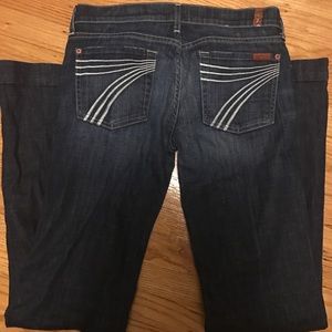 7 jeans! Wide bootleg
