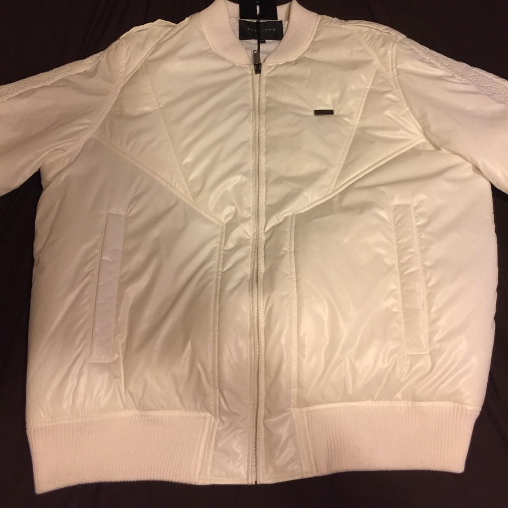 White Sean John Bomber jacket