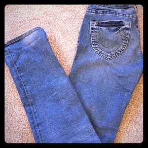 True Religion size 28 straight leg jeans