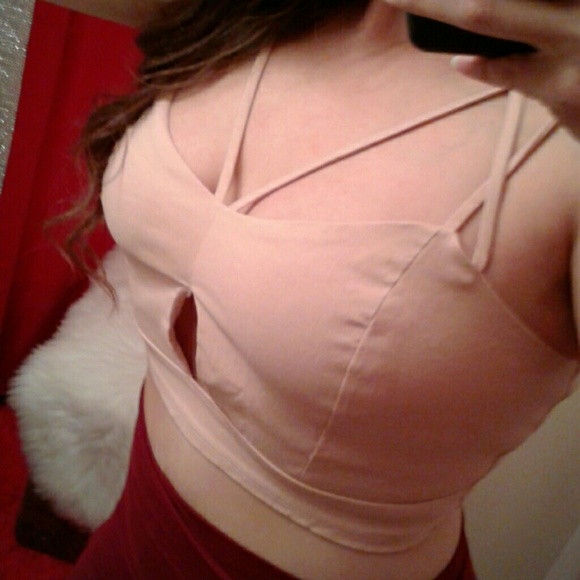 ❌Mauve L Strappy Millenium Crop Top - Picture 8 of 8