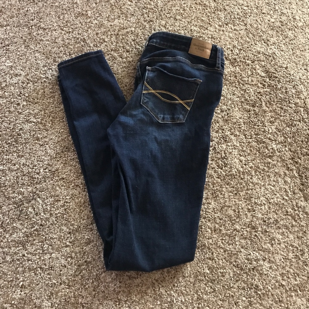 Dark wash Abercrombie jeans
