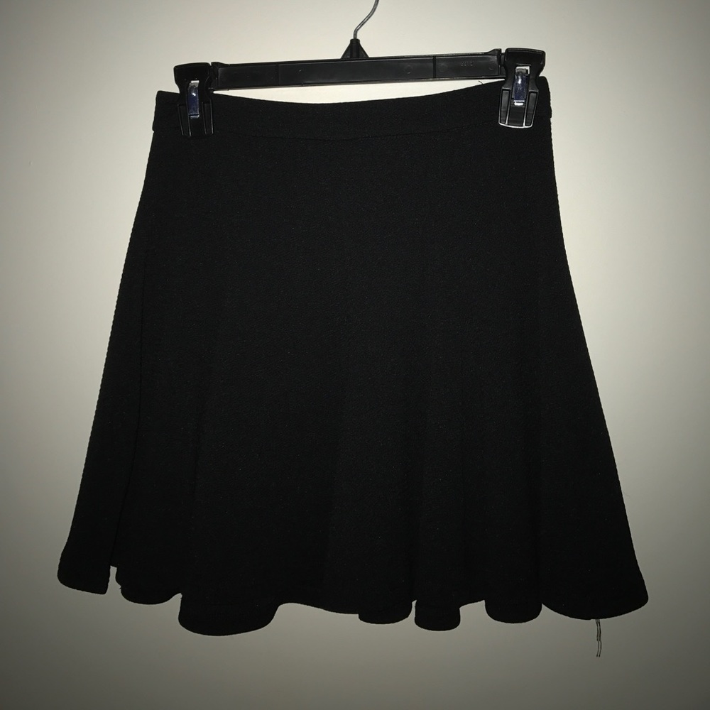 NORDSTROM BLACK SKATER SKIRT