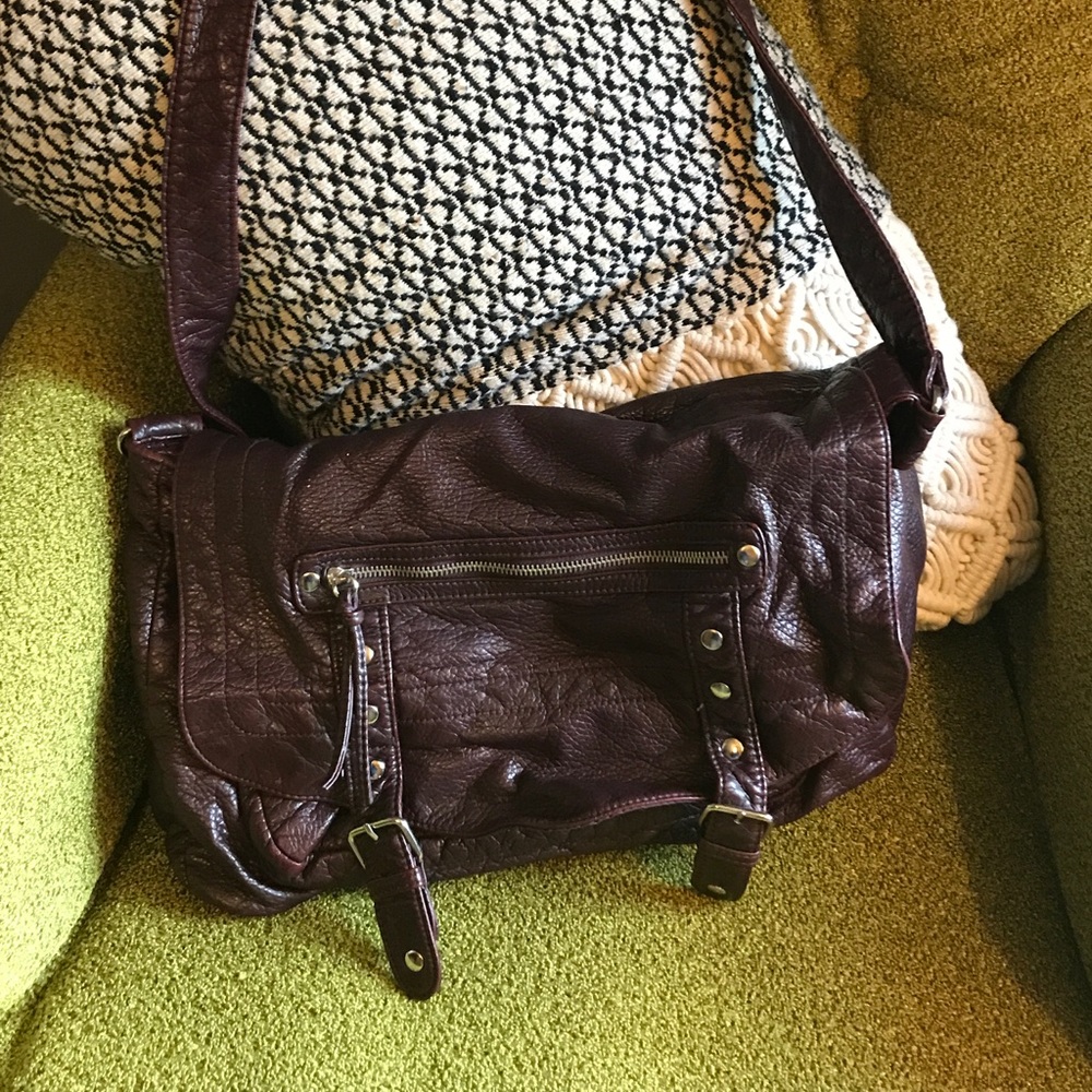 Aeropostale dark maroon purse