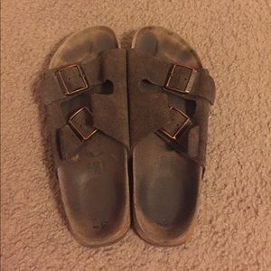Brown Suede Birkenstocks