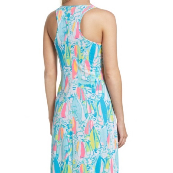 Lilly Pulitzer Kerri Maxi Dress in Beach and Bae - Picture 3 of 6