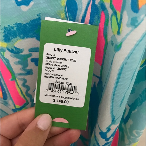 Lilly Pulitzer Kerri Maxi Dress in Beach and Bae - Picture 6 of 6