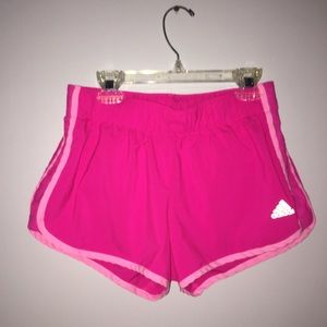 Pink Adidas Shorts Size S 3"