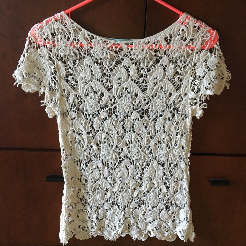 all lace shirt