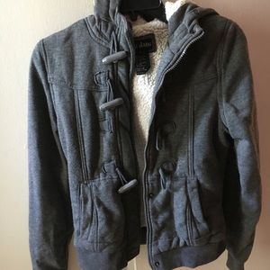 Grey jacket for winter