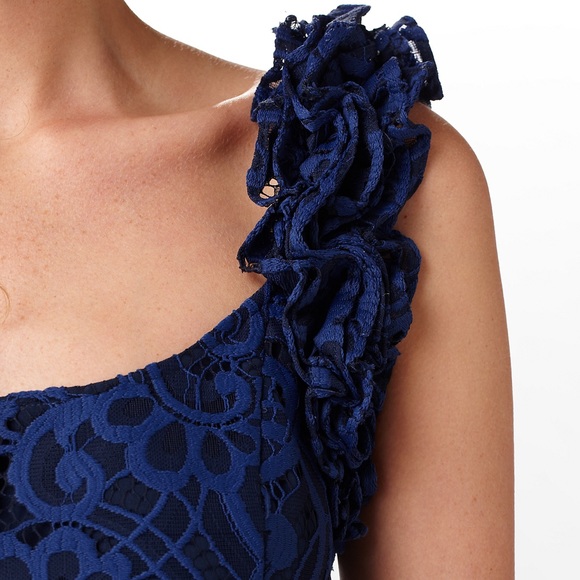 Lilly Pulitzer Mara Dress in Bright Navy - Picture 2 of 4