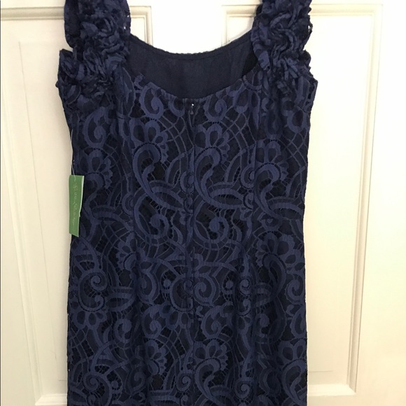 Lilly Pulitzer Mara Dress in Bright Navy - Picture 4 of 4