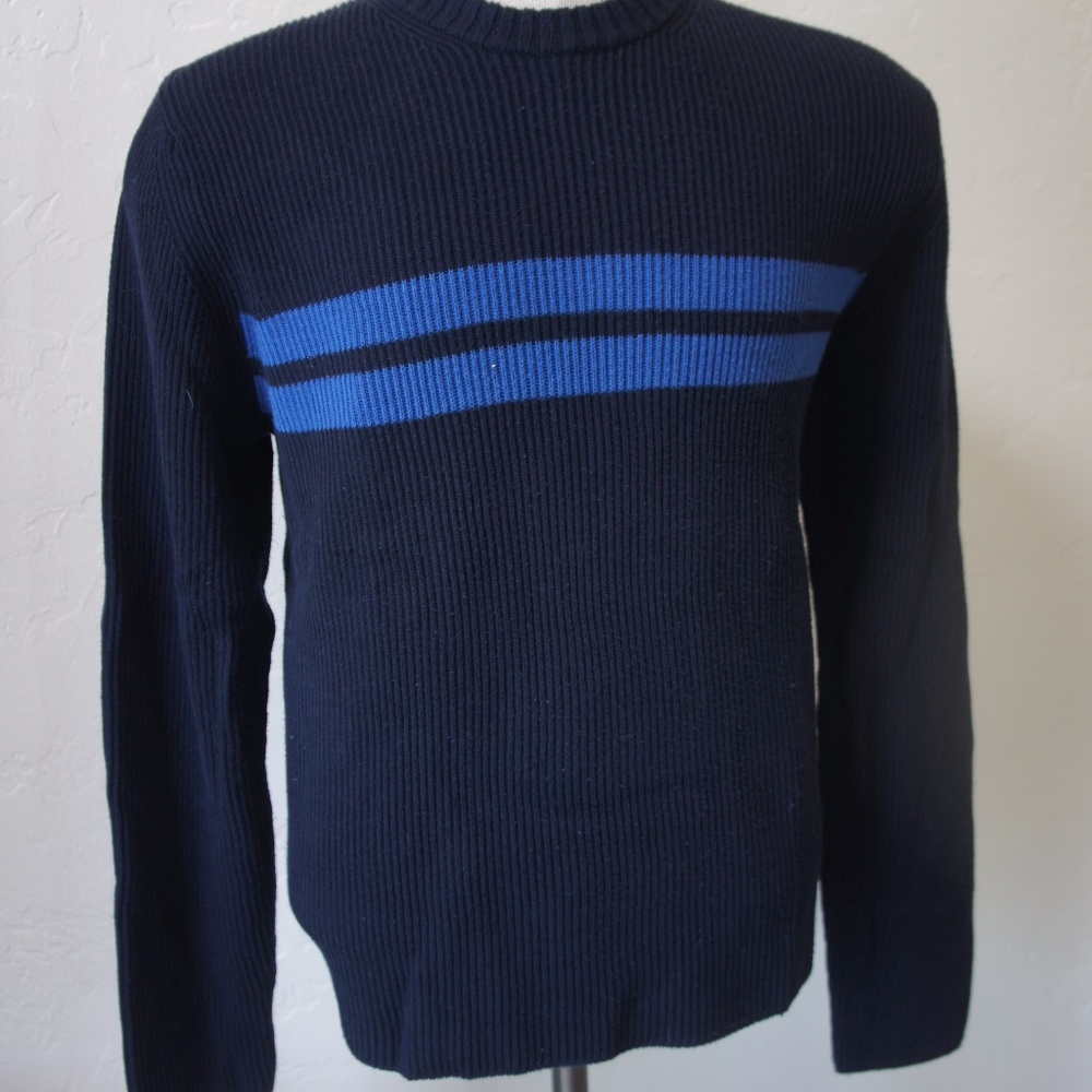 Abercrombie & Fitch sweater navy blue Large - Picture 5 of 6
