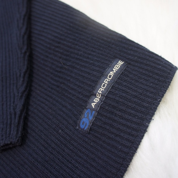 Abercrombie & Fitch sweater navy blue Large - Picture 2 of 6