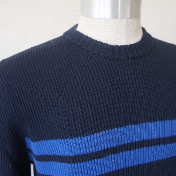 Abercrombie & Fitch sweater navy blue Large - Picture 4 of 6