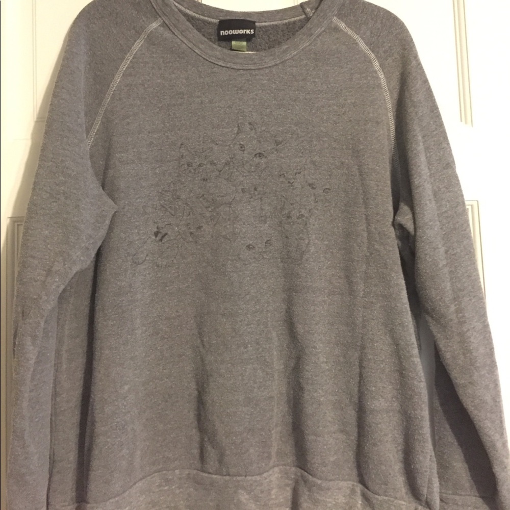 Modcloth Nooworks cat & cats sweatshirt