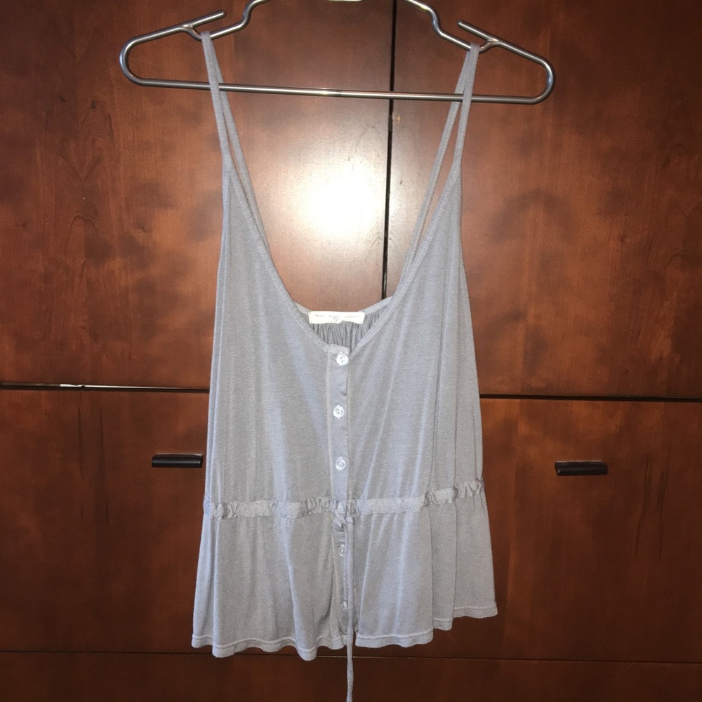 blue grey urban outfitters tank top