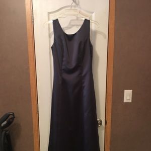 Simply grey formal dress